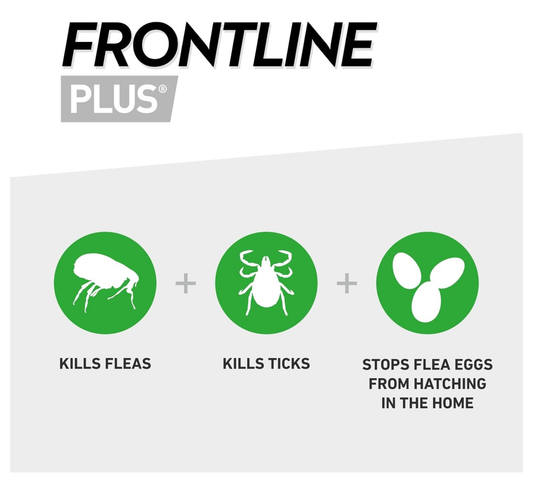 FRONTLINE Plus Flea & Tick Treatment for Small Dogs - 6 Pipettes