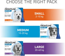 Load image into Gallery viewer, FRONTLINE Spot On Flea &amp; Tick Treatment for Small Dog (2-10kg) 6 Pipettes