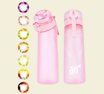 0.8L Red Air Water Bottle with 1 Fruit Pods Included Flavoured Water Bottle Up