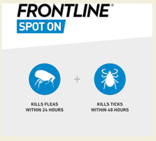 Load image into Gallery viewer, FRONTLINE Spot On Flea &amp; Tick Treatment for Small Dog (2-10kg) 6 Pipettes