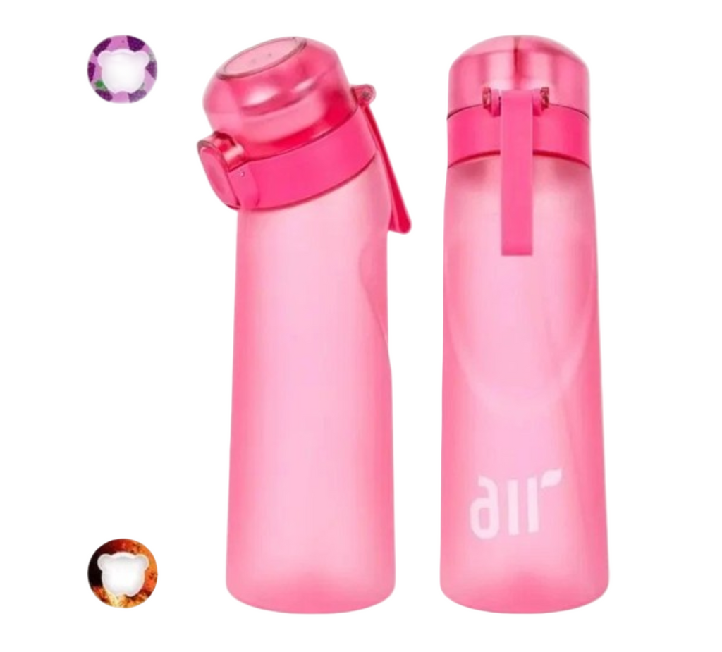 0.8L Red Air Water Bottle with 1 Fruit Pods Included Flavoured Water Bottle Up