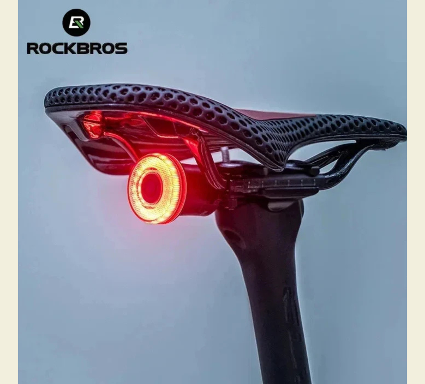 ROCKBROS Bicycle Smart Rear Light Auto-sensing Bike Taillight Waterproof Type-C