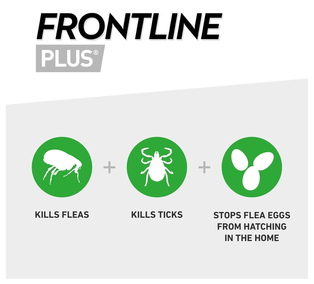 FRONTLINE Plus Flea & Tick Treatment for Small Dogs - 6 Pipettes