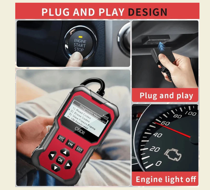 OBD2 Scanner OBD Code Reader Car Check Engine Automotive Fault Diagnostic Tool