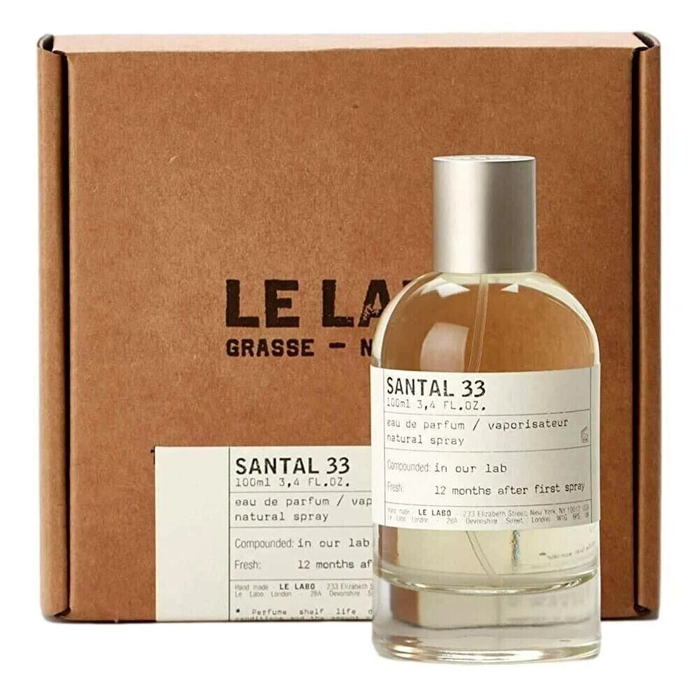 Eau de Parfum 100ml Le Labo Santal 33 New In Box Sealed UK-NEW