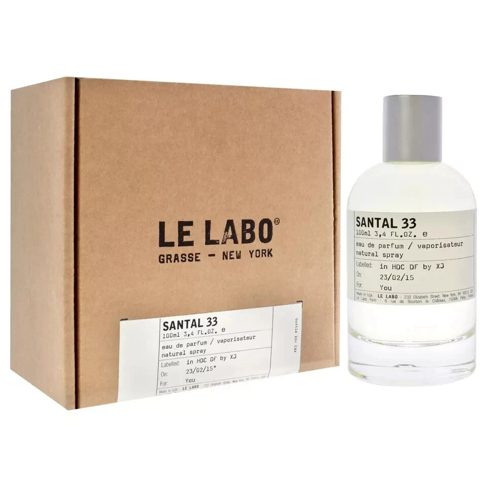 Eau de Parfum 100ml Le Labo Santal 33 New In Box Sealed UK-NEW